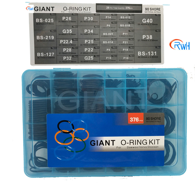 Glândula gigante NBR O Ring Box Black For Excavator Daewoo Doosan