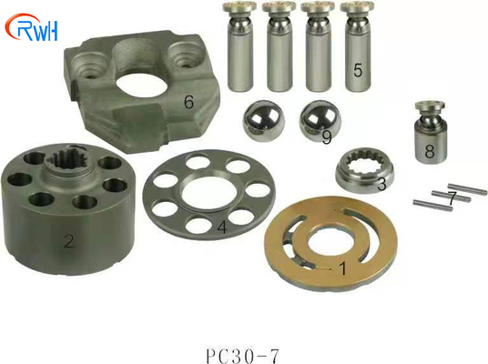 Peças ISO9001 da bomba das peças PC30-7 KOMATSU do motor da bomba hidráulica de RWH