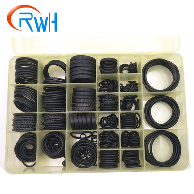 NBR 90 O Ring Box, cor de CAT Oring Seal Kits Black da máquina escavadora