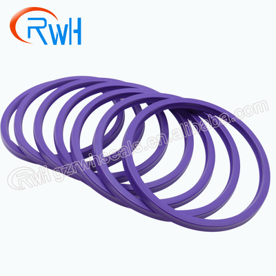 Do material hidráulico do plutônio de Rod Seal do tamanho padrão cor roxa do IDI