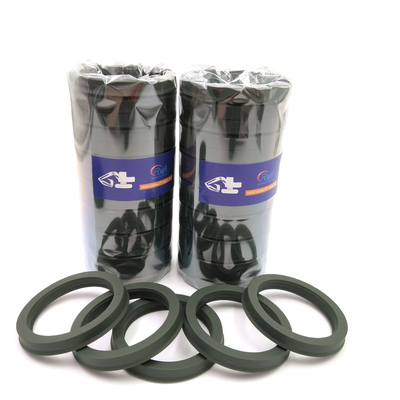 Material resistente do plutônio de Rod Seals Hydraulic Green Color do pistão do óleo