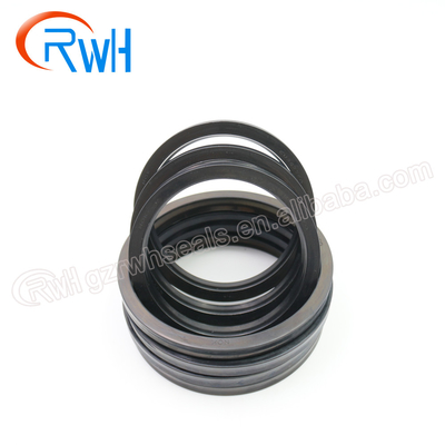 Tipo preto hidráulico do poliuretano U de Rod Seal IUH para mecânico