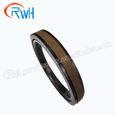 O selo hidráulico SPGW Brown do pistão de PTFE NBR colore 3 meses de garantia