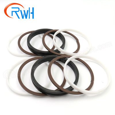Força mixta da NATO hidráulica do selo PTFE NBR do pistão de RWH para a máquina escavadora da esteira rolante