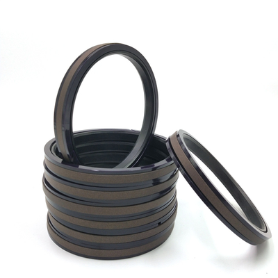 Anel-O hidráulico de nylon do selo do óleo do selo SPGW do pistão para a máquina escavadora