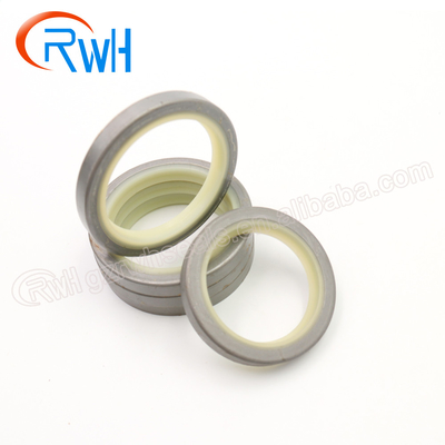Selo da prova da poeira de DLI, pistão hidráulico Rod Seal do plutônio do metal branco