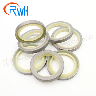 Selo da prova da poeira de DLI, pistão hidráulico Rod Seal do plutônio do metal branco