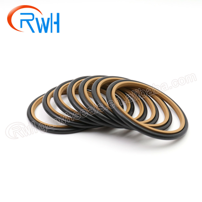 Anel hidráulico HBTS PTFE NBR do amortecedor do equipamento de construção