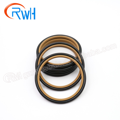 Anel hidráulico HBTS PTFE NBR do amortecedor do equipamento de construção