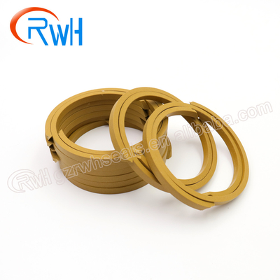 Selos hidráulicos de bronze de Ring Kzt Hydraulic Piston Oil do desgaste de Ptfe