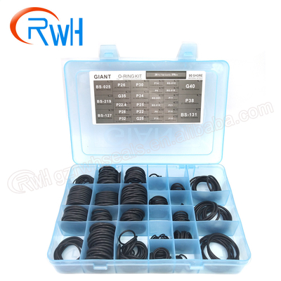 selo de borracha hidráulico O Ring Kit Box For Daewoo/Doosan de 376pcs NBR90