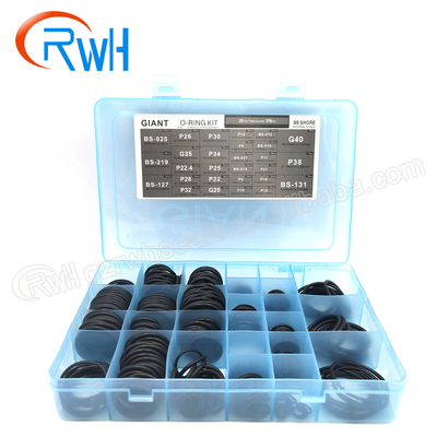 selo de borracha hidráulico O Ring Kit Box For Daewoo/Doosan de 376pcs NBR90