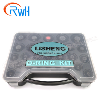 Usina do nitrilo NBR90 O Ring Gasket Kit Fit Kobelco 823pcs