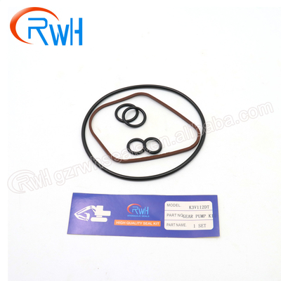 Reparo Kit For Kawasaki K3V112 da bomba do jogo do selo de Hydraulic Pilot Pump da máquina escavadora/engrenagem