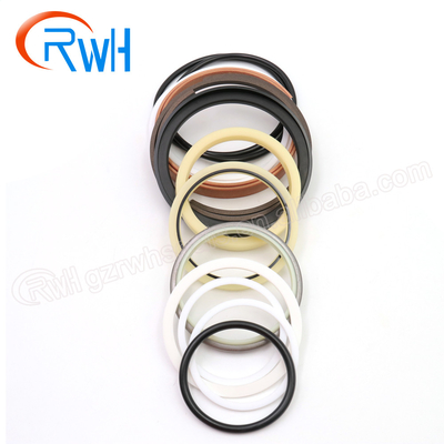 Material do plutônio de Kit Hydraulic Cylinder PTFE NBR do selo de Seal Kit EC210B da máquina escavadora de Volvo