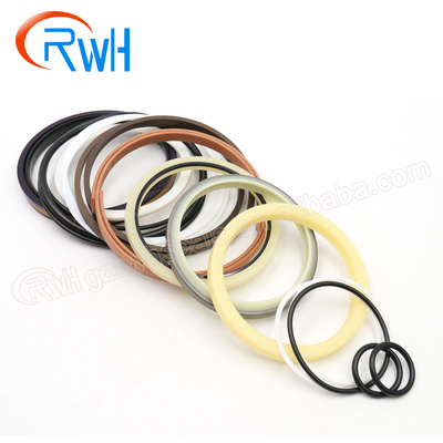 Máquina escavadora Seal Kit de R220LC-9 Hyundai, jogo do crescimento do cilindro de PTFE