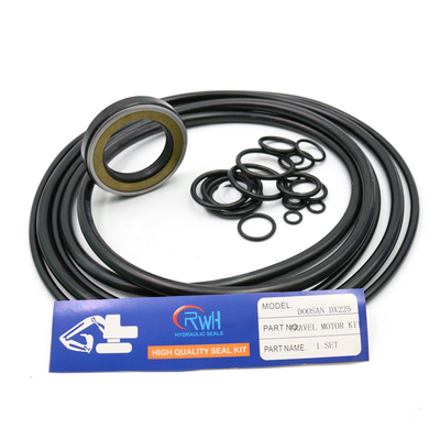 Jogo do selo do motor do curso do jogo DOOSAN de Hydraulic Pump Seal da máquina escavadora DX225