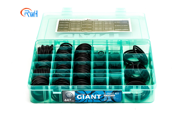 Máquina escavadora Kobelco 447 PCes O Ring Box NBR 90 O Ring Repair Kit