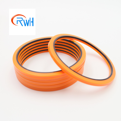 Cor do OEM HBY Rod Buffer Seal Hydraulic Orange para a máquina escavadora