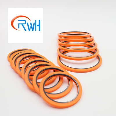 Cor do OEM HBY Rod Buffer Seal Hydraulic Orange para a máquina escavadora
