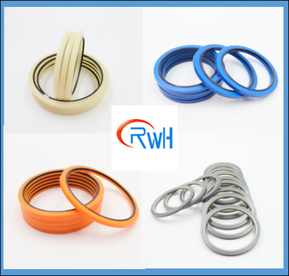 Anel hidráulico PTFE Brown de borracha do amortecedor de GSJ HBY 3 meses de garantia